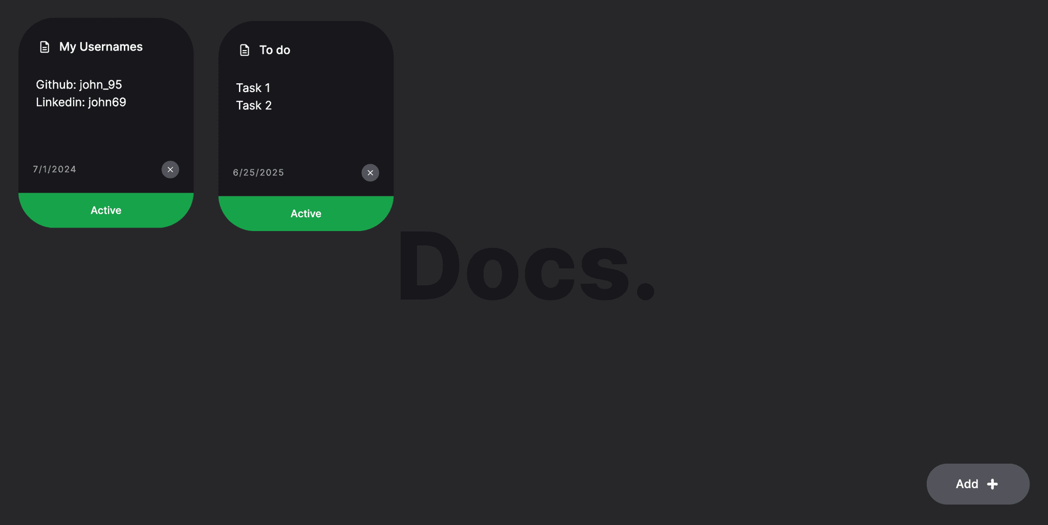 Docs Manager - Animated