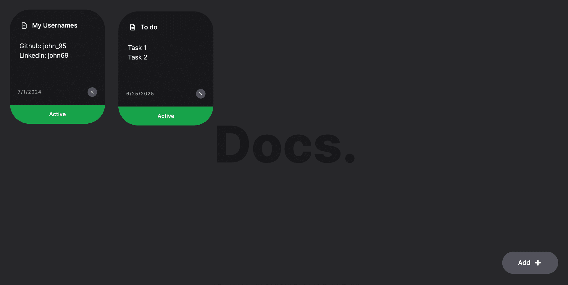 Docs Manager - Animated